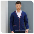 Wholesale Button Cardigan Style 100% Man Cashmere Sweater